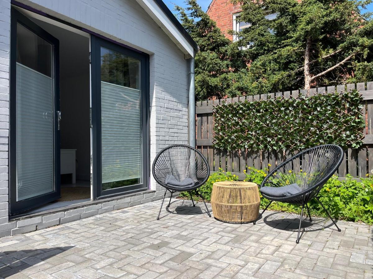 Apartment Meerzeit Mit Terrasse Husum  Eksteriør bilde